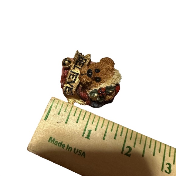 Vintage Christmas Brooch Pins Teddy Bear Angel - Picture 5 of 8